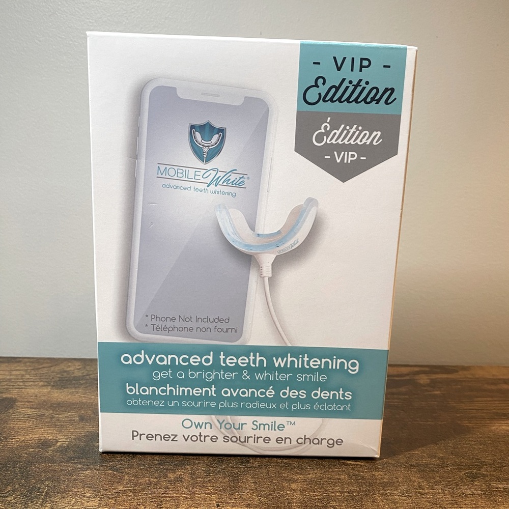 Mobile White VIP edition teeth whitening system BNIB